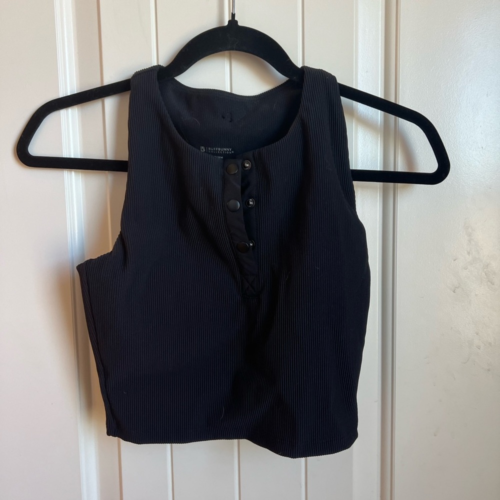 Buffbunny Ribbed Crop Top Medium